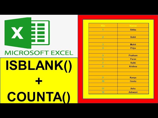 Formula to add serial numbers in excel but except blank cells | #exceltutorial | #excelfansonly