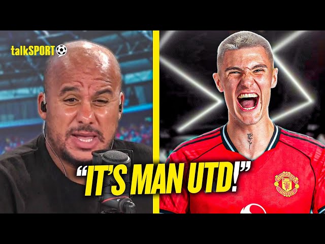 "HE'S GOING TO MAN UTD!" Gabby Agbonlahor INSISTS Sesko WILL CHOOSE Man Utd over Newcastle!