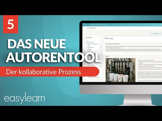 Das neue easylearn Autorentool: 5/13 Kollaborativer Prozess