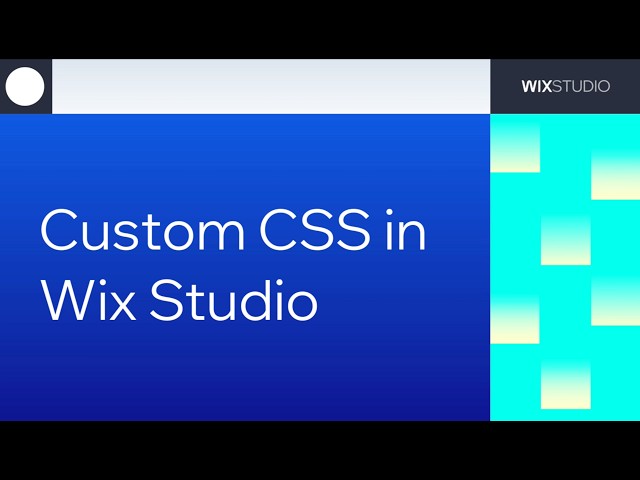 Custom CSS in Wix Studio