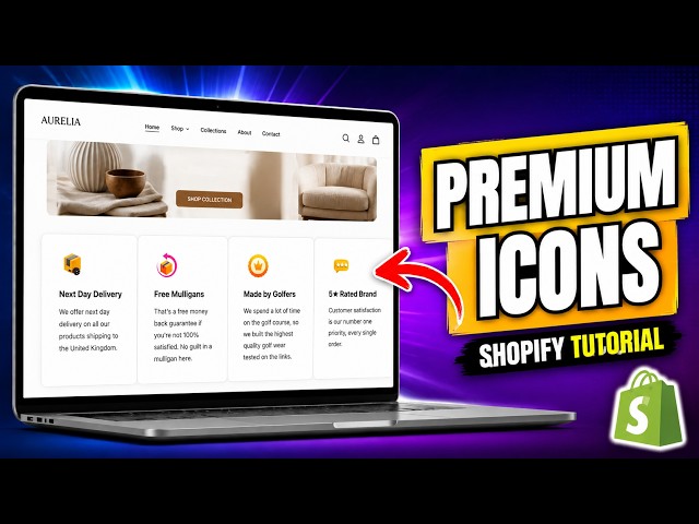 How to Add a Feature Icons Section to Your Shopify Store