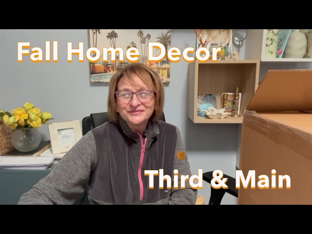 Unboxing my Fall Home Decor from Third & Main!!!!