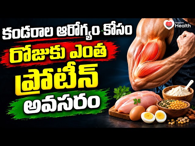 Muscle Growth | కండరాల ఆరోగ్యం కోసం రోజుకు ఎంత ప్రోటీన్ అవసరం| Dr Chinta Ravi Kumar| TeluguOneHealth