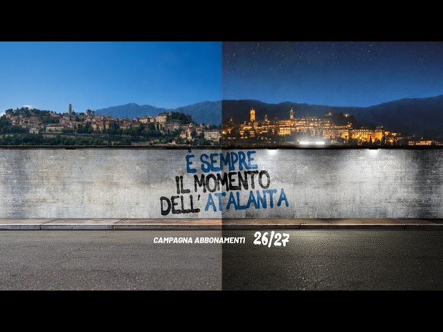 It's always Atalanta's moment 🖤💙 | 2026/27 season ticket campaign