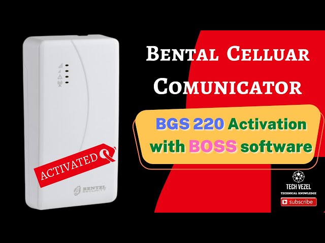 How to activate Bentel BGS220 | Bentel GSM Programming | Bental connection with BOSS software 2022.