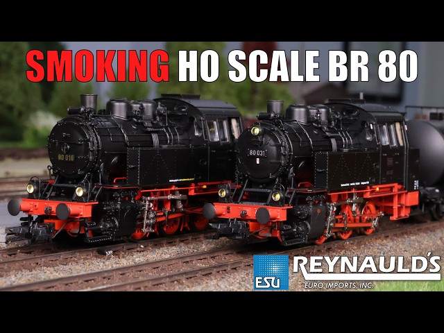 INSANE Smoking BR 80 HO Scale Locomotive from ESU 🚂💨