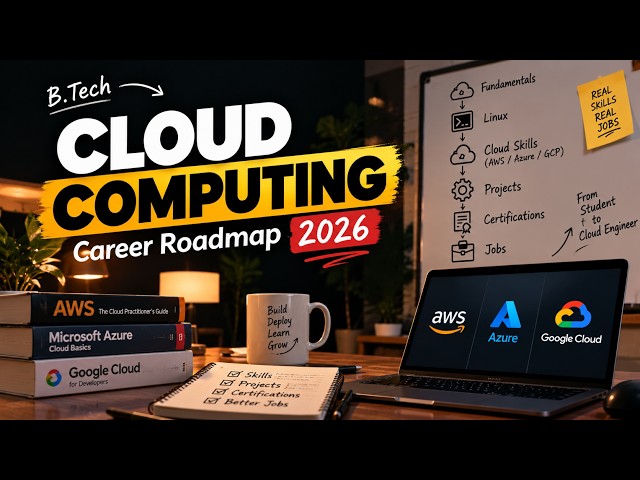 Cloud Computing Career Roadmap 2026 | Skills, Certifications, Projects & Jobs After B.Tech