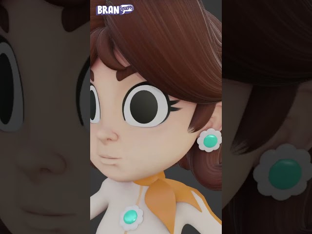 Mario Movie style Princess Daisy