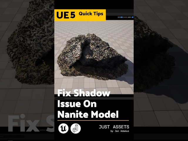 UE QuickTip - Fix Shadow Issue on Nanite Models