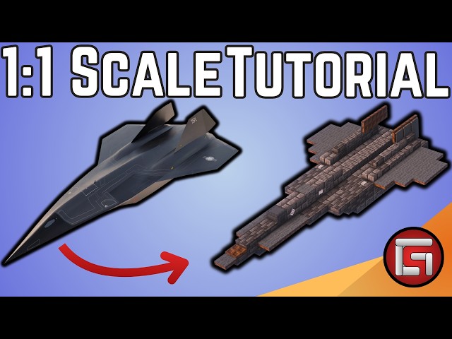 How to Build The SR-72 Darkstar in Minecraft