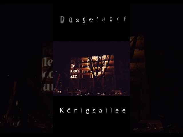 Le Coeur - Das Herz von Düsseldorf Königsallee bei Nacht #shorts