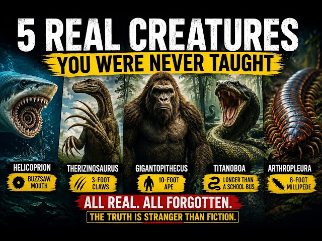 5 Ancient Creatures Your School Never Told You About | The Missing Chapter