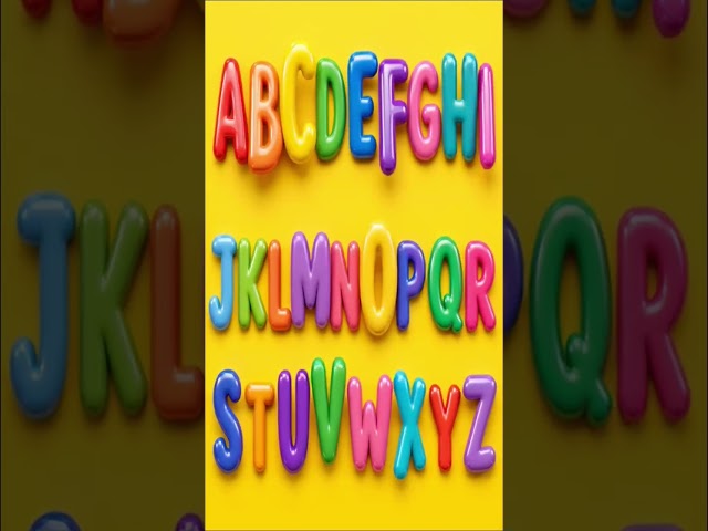 ABC phonics song for toddlers | ABC english rhymes |A to Z alphabet | #shorts #viral #kids #abcd