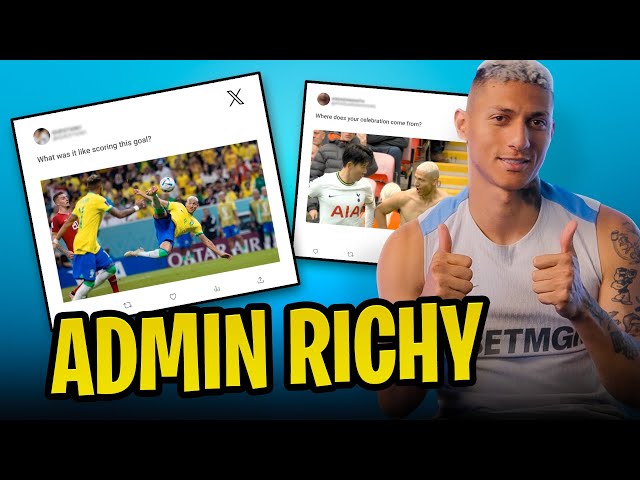 RICHARLISON REPLIES TO YOUR COMMENTS 😱 // ADMIN RICHARLISON
