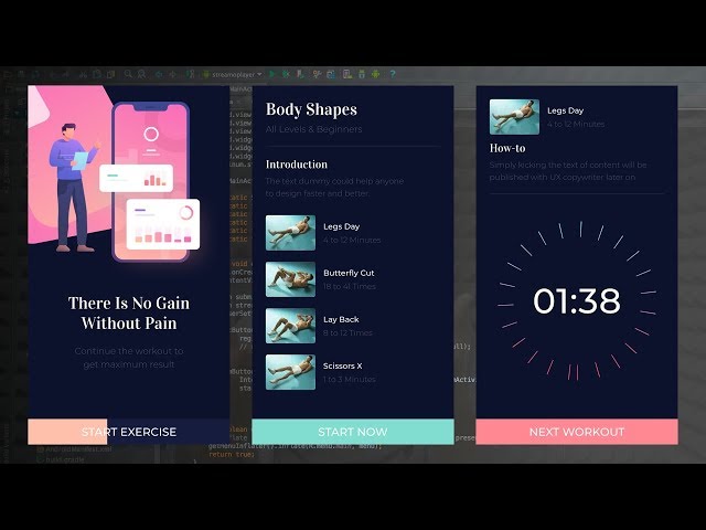 Fitness Timer UI Animation Adobe Xd to Android Studio Tutorial