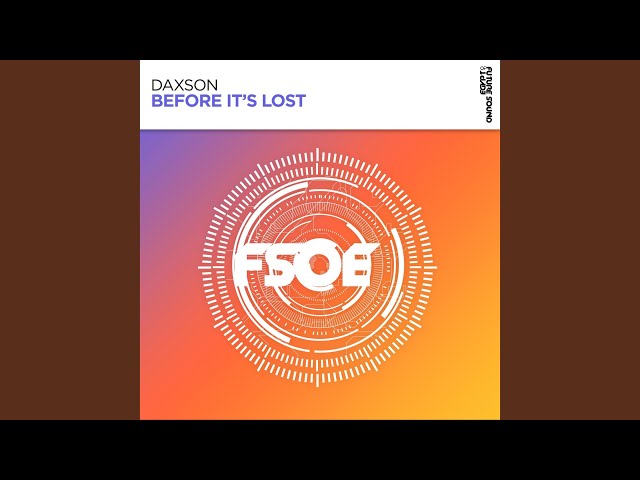 Before It's Lost