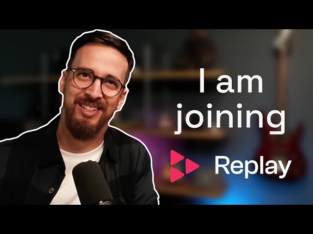 I’m joining Replay.io, come check out how cool it is 😊