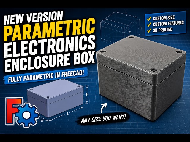 Intro To FreeCAD Parametric Box #parametric #box #freecad