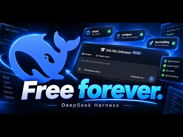 DeepSeek Harness + DeepSeek V4.1 Flash = Ultimate FREE Coding Setup