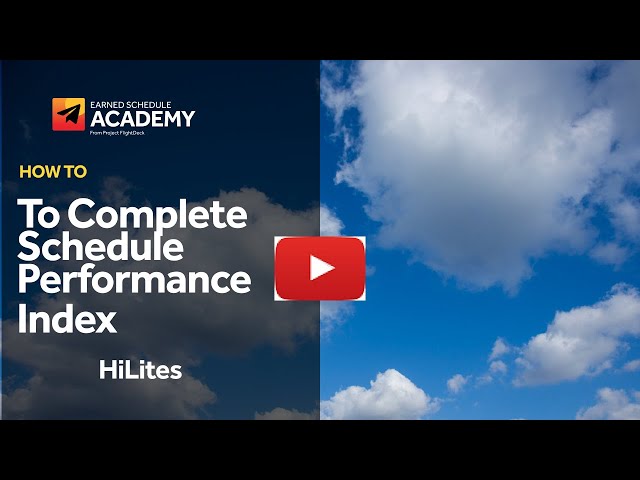 How To HiLites: The To Complete Schedule Performance Index (TSPI)