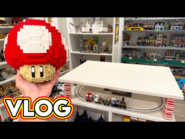 LEGO Sorting PAYS OFF! Winter Village MILS | LIFE-SIZED Red Mushroom | VLOG
