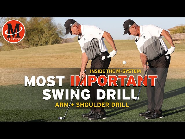 The Most Important Swing Drill in Golf | Arm + Shoulder Drill | Malaska Golf