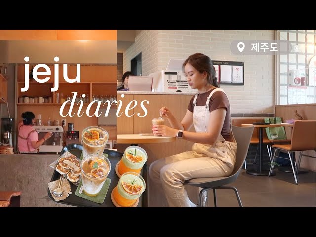 4 days in JEJU KOREA 🍜 🥐 what i ate, things to do, cafe hopping, hiking (EP 2)