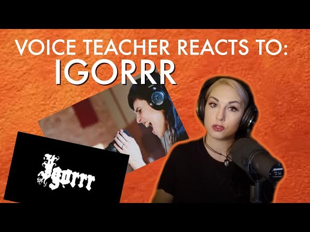 Voice Teacher Reacts to: IGORRR vocalist Laure Le Prunenec