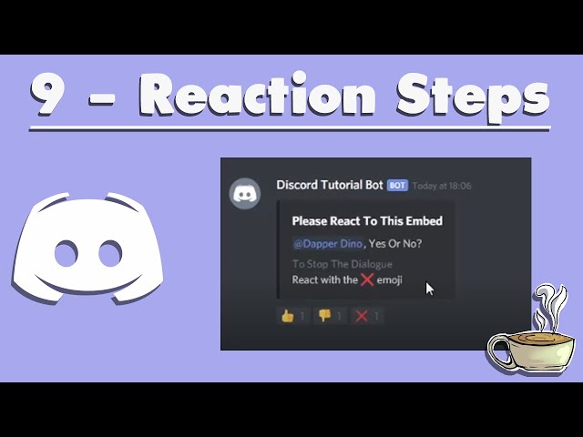 How To Make A C# Discord Bot - Reaction Steps - Part 9