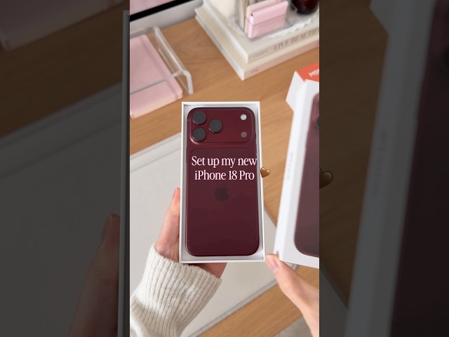 Set up my new #iPhone18ProMax 📱🍇 #iphone18 #essentials #iphoneaccessories #iphonecase @moftus