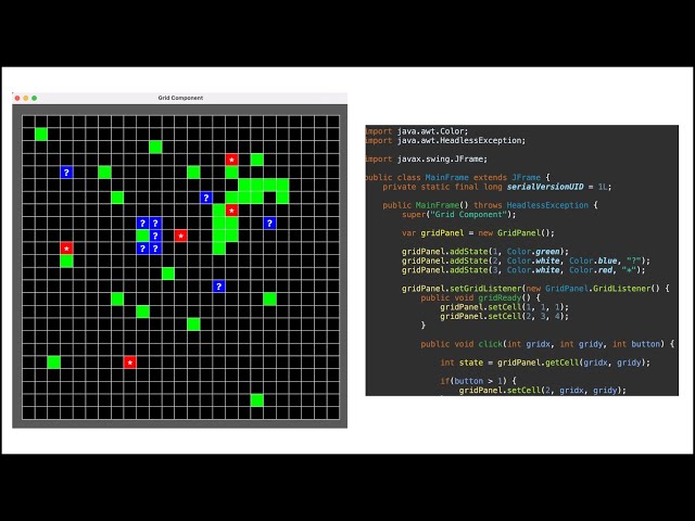 Drawing a Grid in Java Swing: Creating a Java Swing Reusable Grid Component, Part 2/6
