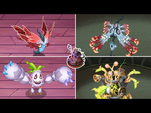 Paironormal Carnival Wave 8 - All Monster Sounds & Animations | My Singing Monsters