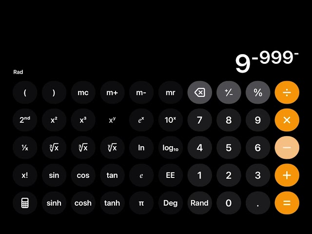 How to get Underflow in calculator - The Calculator Breaker