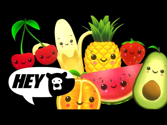 Hey Bear Sensory - Disco Fruit Party! -  Dancing Fruit with Cumbia Music!