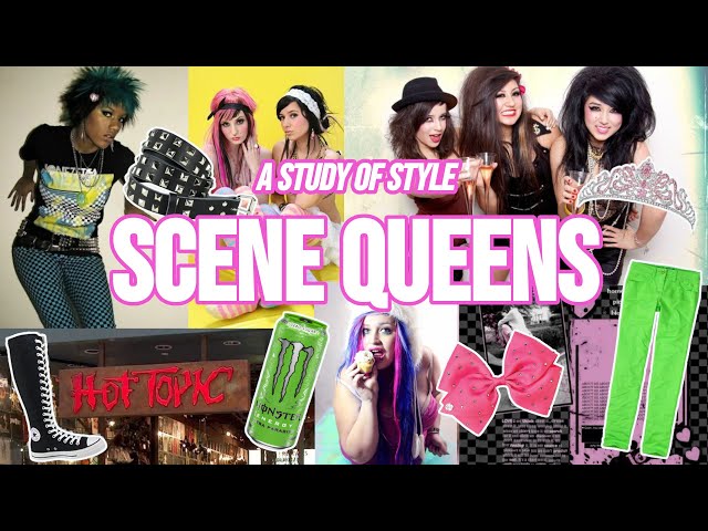 were scene queens the egirls of the 2000s? 🎀☠️🦖 (a study of style)