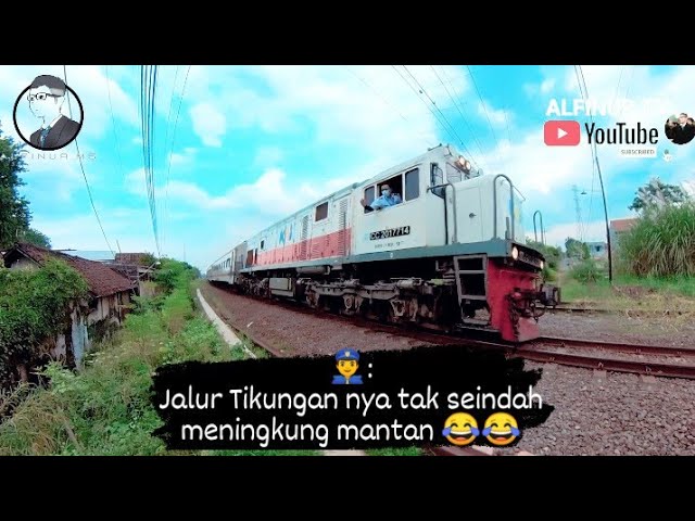 LOKOMOTIFnya menderu kencang dari jauh dapat dim , eh ternyata masinis hits 👋😀