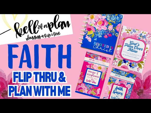 KellofaPlan Faith Collection | Flip Thru and Plan With Me