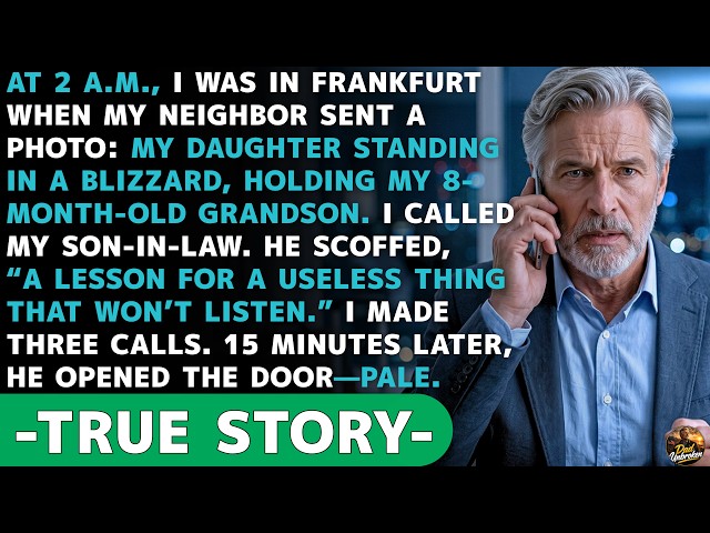 My Neighbor Sent Me a Photo at 2 A.M.—15 Minutes Later, My Son-in-Law Opened the Door Pale