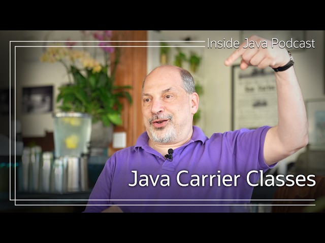 Carrier Classes & Discussing Syntax [AtA] Inside Java Podcast 52