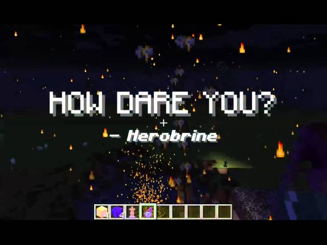 I SUMMONED HEROBRINE! Minecraft. Code link in desc.