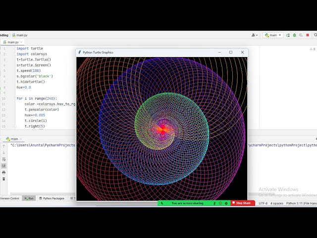 Python Turtle Graphics Amazing  Design