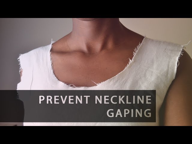 Pattern Drafting Tutorial – Prevent Neckline Gaping with Contouring • Elewa