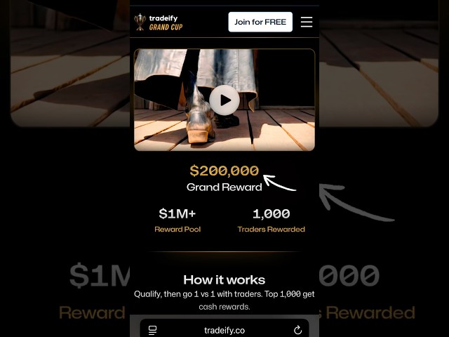 Tradify Grand Cup Next Week