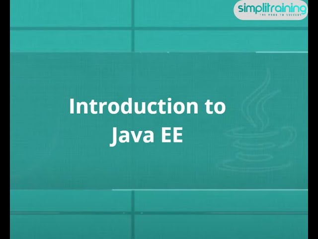 1.1 Introduction to Java EE