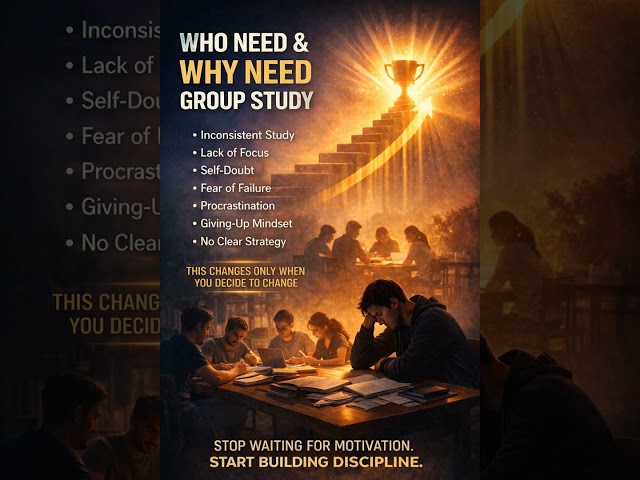 This Will Change Your Preparation | Lack Of Focus | Consistency  #groupstudy #ssc2026 #ssccgl