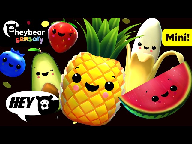 Hey Bear Sensory - Dancing Fruit and Veggies! - Mini Dance Video