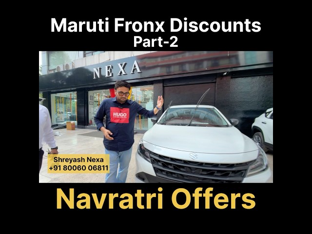 Maruti Fronx Discounts✅🔥 #marutisuzuki #maruti #marutifronx #fronx #fronxreview #newfronx #car