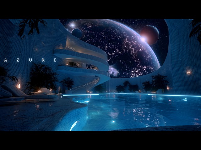 A Z U R E ⧫ Tranquil Deep Space Aqua Sanctuary ⧫ Ambient Sci-Fi Music for Cosmic Focus