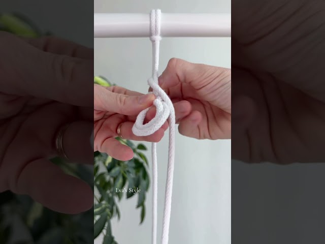 ☺️🌿 #macrameinspiration #macrame #macrametutorial #macramelove #macramepattern #macrameknots