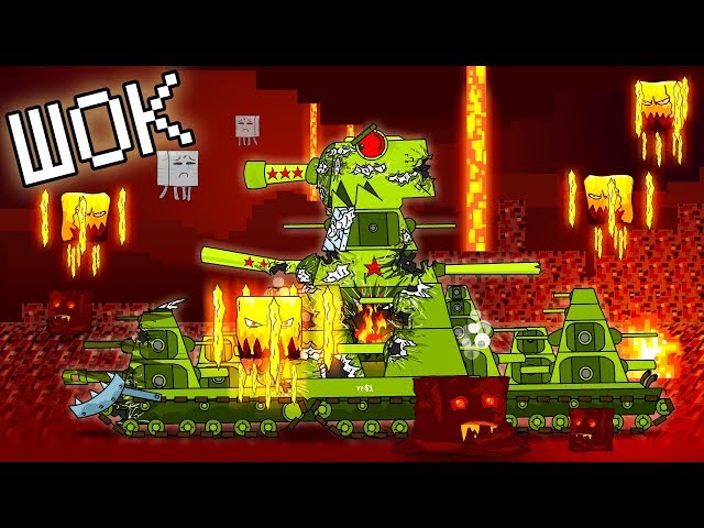KV-44 in hell Minecraft - Cartoons about tanks
